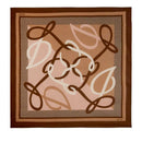 Foulard Donna 120 x 120 cm LIU JO stampa Logo Monogram color Cammello