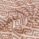 Foulard Donna 120 x 120 cm LIU JO stampa Charms e Catene Testa di Moro