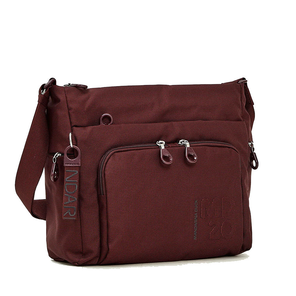 Borsa Donna a Tracolla con Tasca Frontale MANDARINA DUCK in Tessuto Linea MD20 Colore Sin