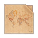 Foulard 70 x 70 cm 1A Classe Alviero Martini in Seta stampa Geo Classic e Taupe Chiaro 3170