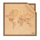 Seidenschal 70 × 70 cm 1A Classe ALVIERO MARTINI mit Geo-Classic-Print in Olivgrün 3170