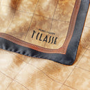 Foulard 90 x 90 cm 1A Classe Alviero Martini in Seta stampa Geo Classic e Blu Notte 3190