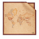 Seidentuch 90 x 90 cm 1A Classe Alviero Martini Geo Classic Druck und Bordeaux 3190