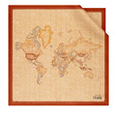 Seidentuch 90 x 90 cm 1A Classe Alviero Martini Geo Classic Druck und Orange 3190