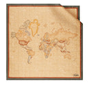 Foulard 90 x 90 cm 1A Classe Alviero Martini in Seta stampa Geo Classic e Verde Muschio 3190