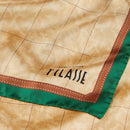 Foulard 90 x 90 cm 1A Classe Alviero Martini in Seta stampa Geo Classic e Verde Giada 3190