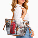 Borsa Donna Y NOT a Spalla YES-319 Stampa Red London