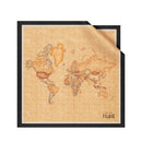 Foulard 50 x 50 cm 1A Classe Alviero Martini in Seta stampa Geo Classic e Nero 3250