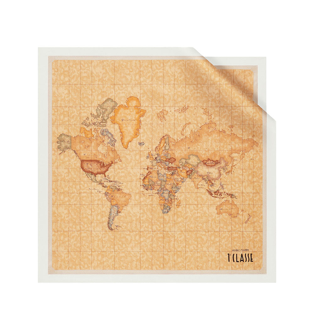 Foulard 50 x 50 cm 1A Classe Alviero Martini in Seta stampa Geo Classic e Bianco 3250