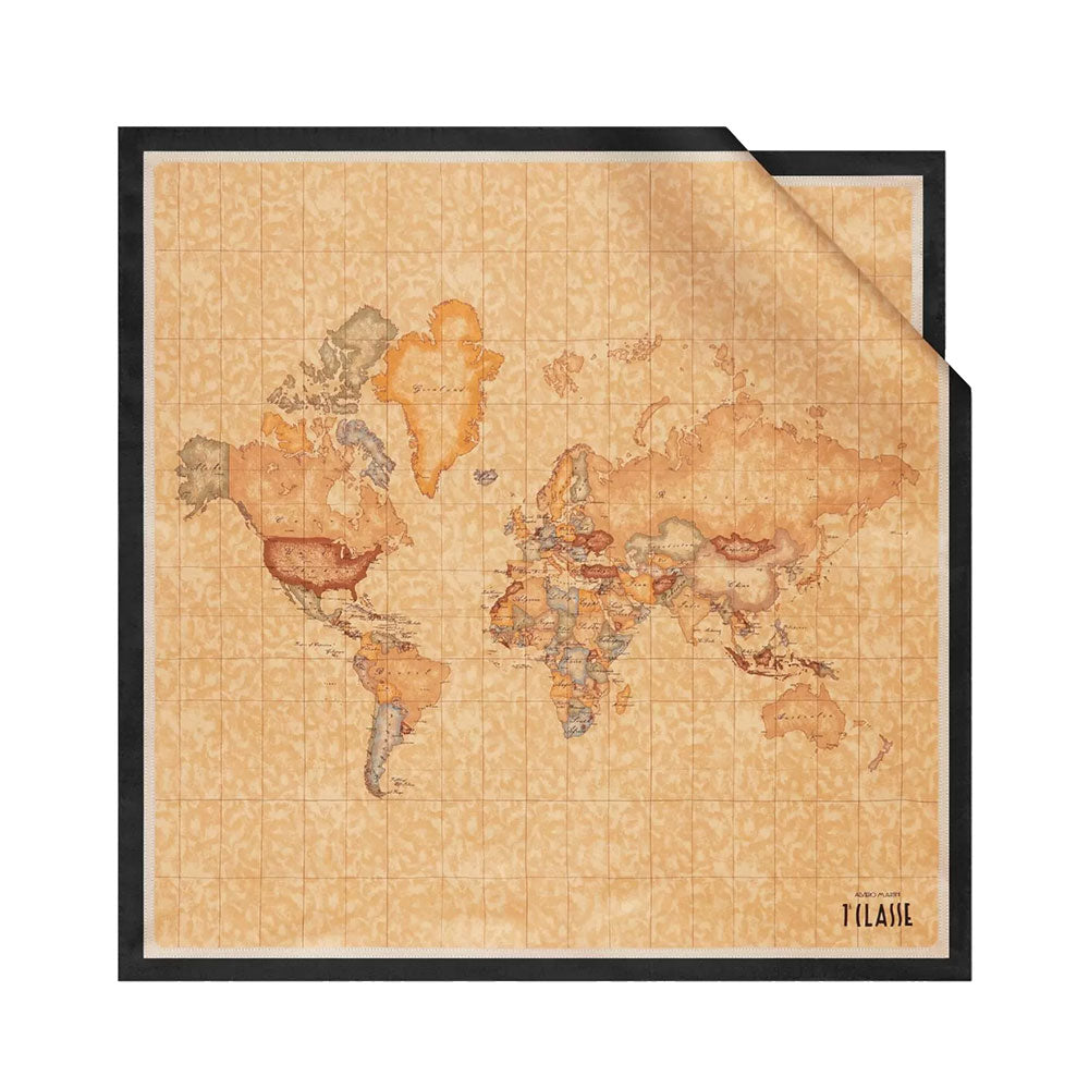 Foulard 70 x 70 cm 1A Classe Alviero Martini in Seta stampa Geo Classic e Nero 3270