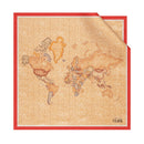 Foulard 70 x 70 cm 1A Classe Alviero Martini in Seta stampa Geo Classic e Rosso Papavero 3270