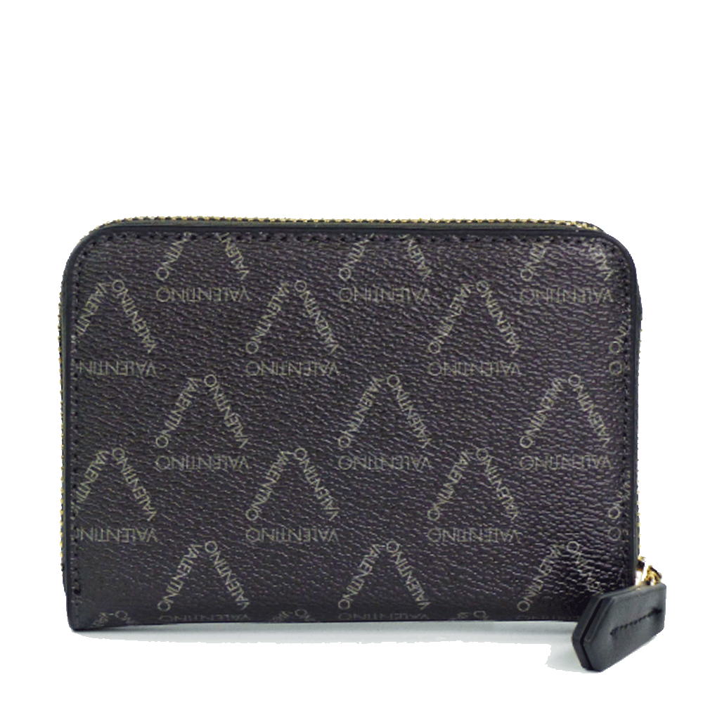 Portafoglio Donna Piccolo VALENTINO BAGS Chiuso con Zip Linea Lady Re Colore Nero - Multicolor