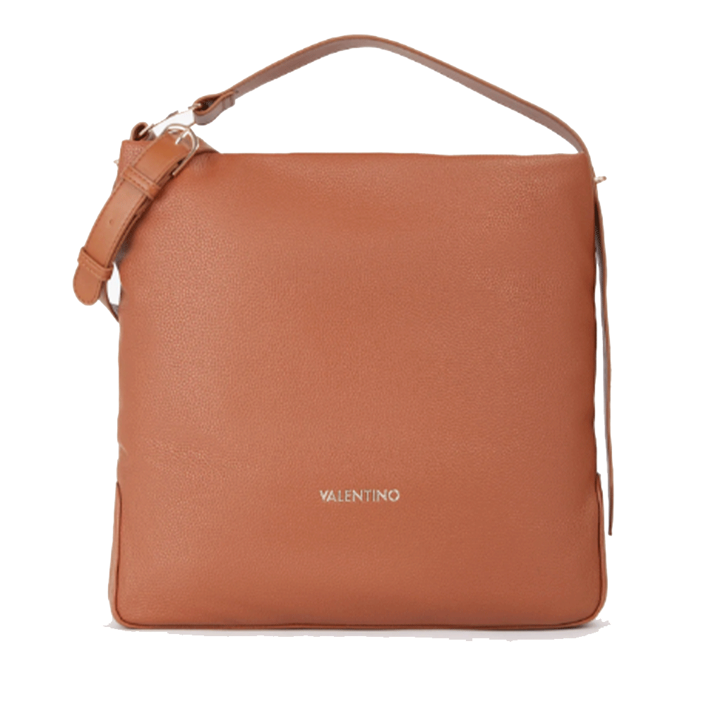 Borsa Donna a Spalla a Sacca VALENTINO BAGS linea Peonies Re Colore Cuoio