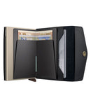 Porta Carte con Clip SECRID linea Envelope Original in Pelle Black con RFID
