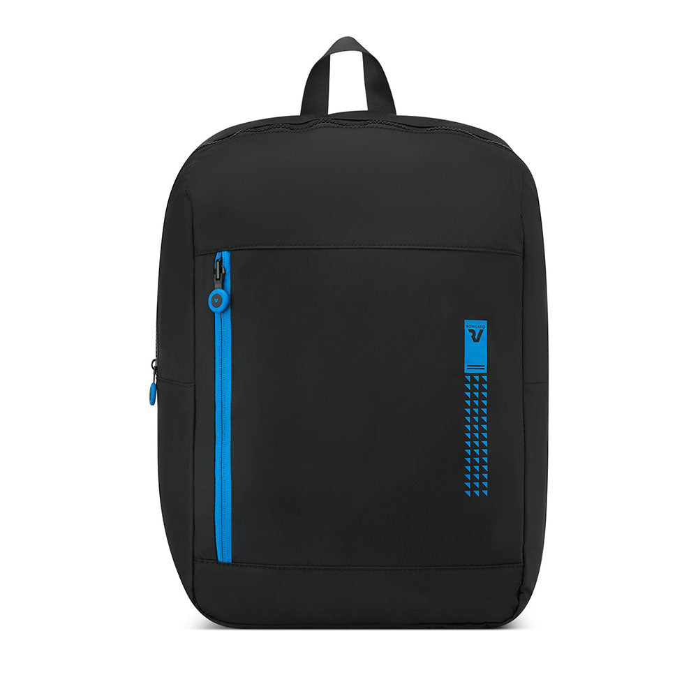 Zaino Pieghevole da Viaggio Easyjet RONCATO Compact Nero e Blu Cobalto 45x36x20 cm