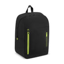 Easyjet RONCATO Kompakter, faltbarer Reiserucksack, Schwarz und Cyber ​​Lime, 45 x 36 x 20 cm