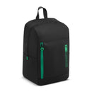 Ryanair RONCATO Kompakter, zusammenklappbarer Reiserucksack, Schwarz und Hellgrün, 40 x 25 x 20 cm