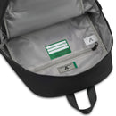 Ryanair RONCATO Kompakter, zusammenklappbarer Reiserucksack, Schwarz und Hellgrün, 40 x 25 x 20 cm