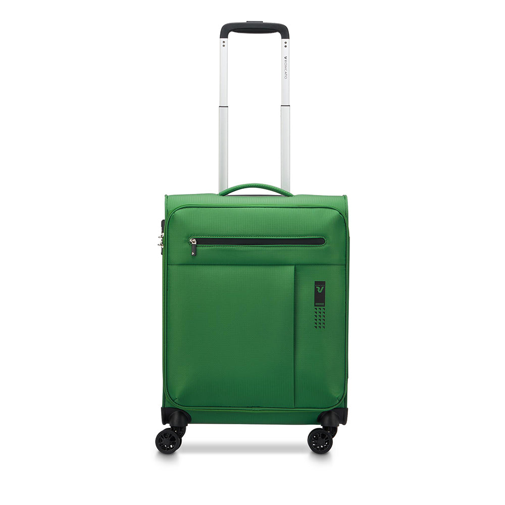 Trolley Cabina Semirigido 4 Ruote RONCATO Linea Lite Soft colore Verde Brillante