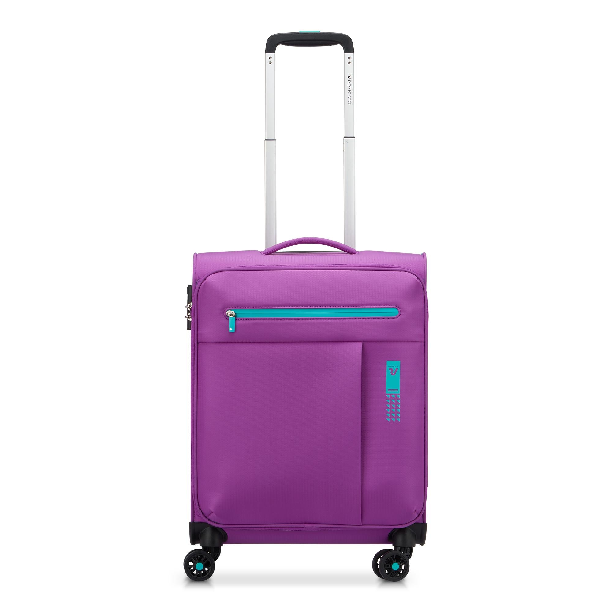 Trolley Cabina Semirigido 4 Ruote RONCATO Linea Lite Soft colore Viola Orchidea