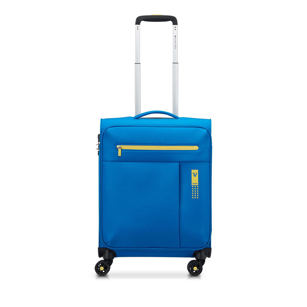 Trolley Cabina Semirigido 4 Ruote RONCATO Linea Lite Soft colore Blu Cobalto