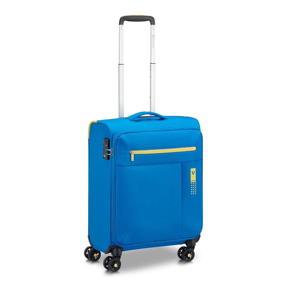 Trolley Cabina Semirigido 4 Ruote RONCATO Linea Lite Soft colore Blu Cobalto