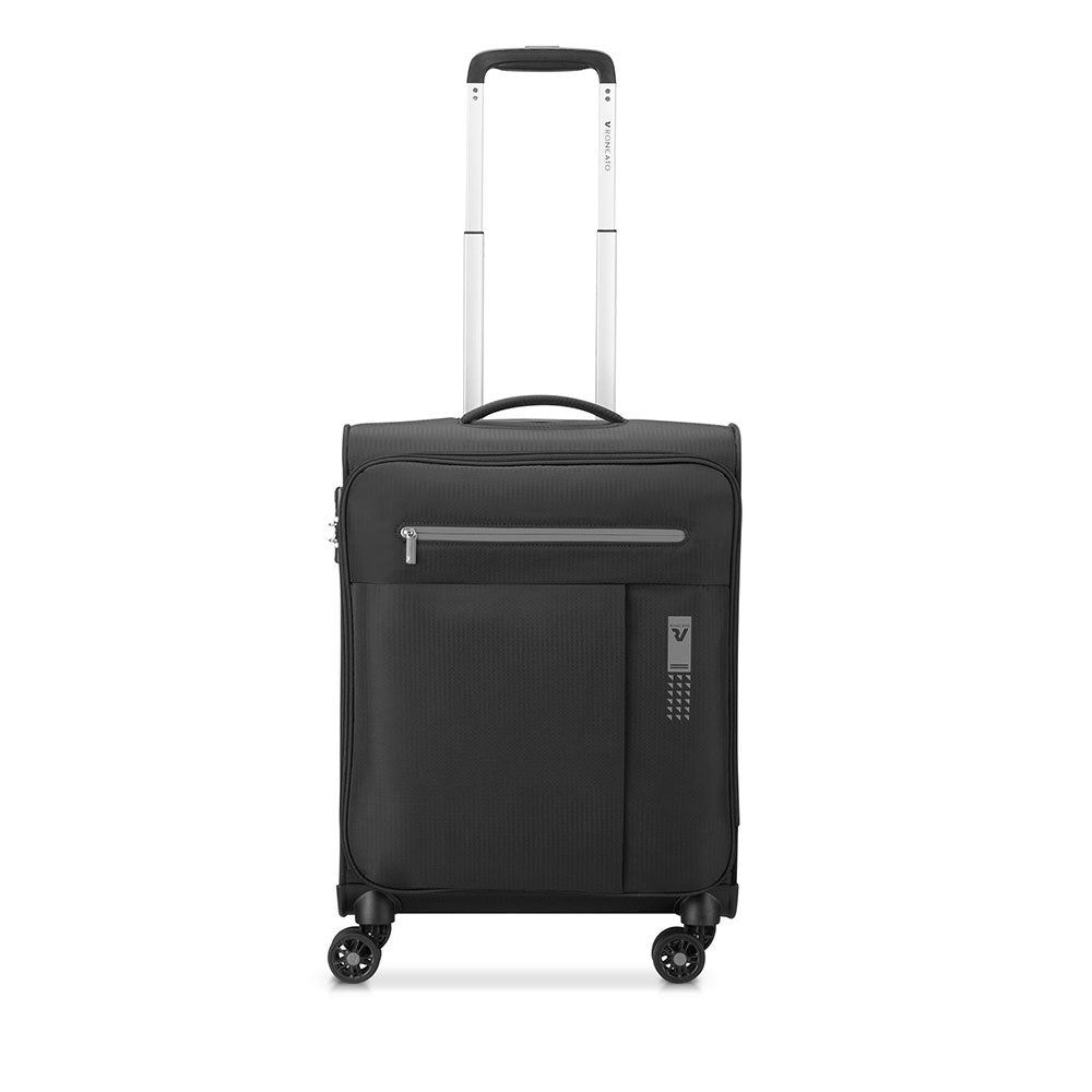 Trolley Cabina Semirigido 4 Ruote RONCATO Linea Lite Soft colore Nero Fumo