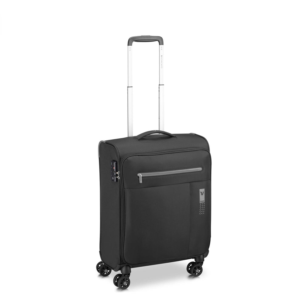 Trolley Cabina Semirigido 4 Ruote RONCATO Linea Lite Soft colore Nero Fumo