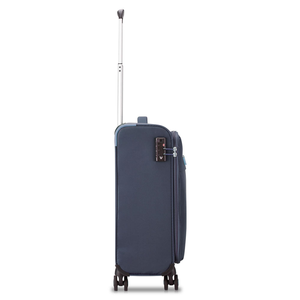 Trolley Cabina Semirigido 4 Ruote RONCATO Linea Lite Soft colore Blu Navy