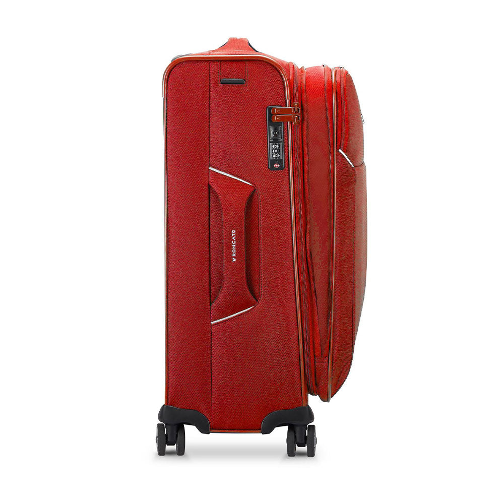 Mittelgroßer Trolley 65 cm RONCATO Ironik 2.0 Rot 4 Räder erweiterbar