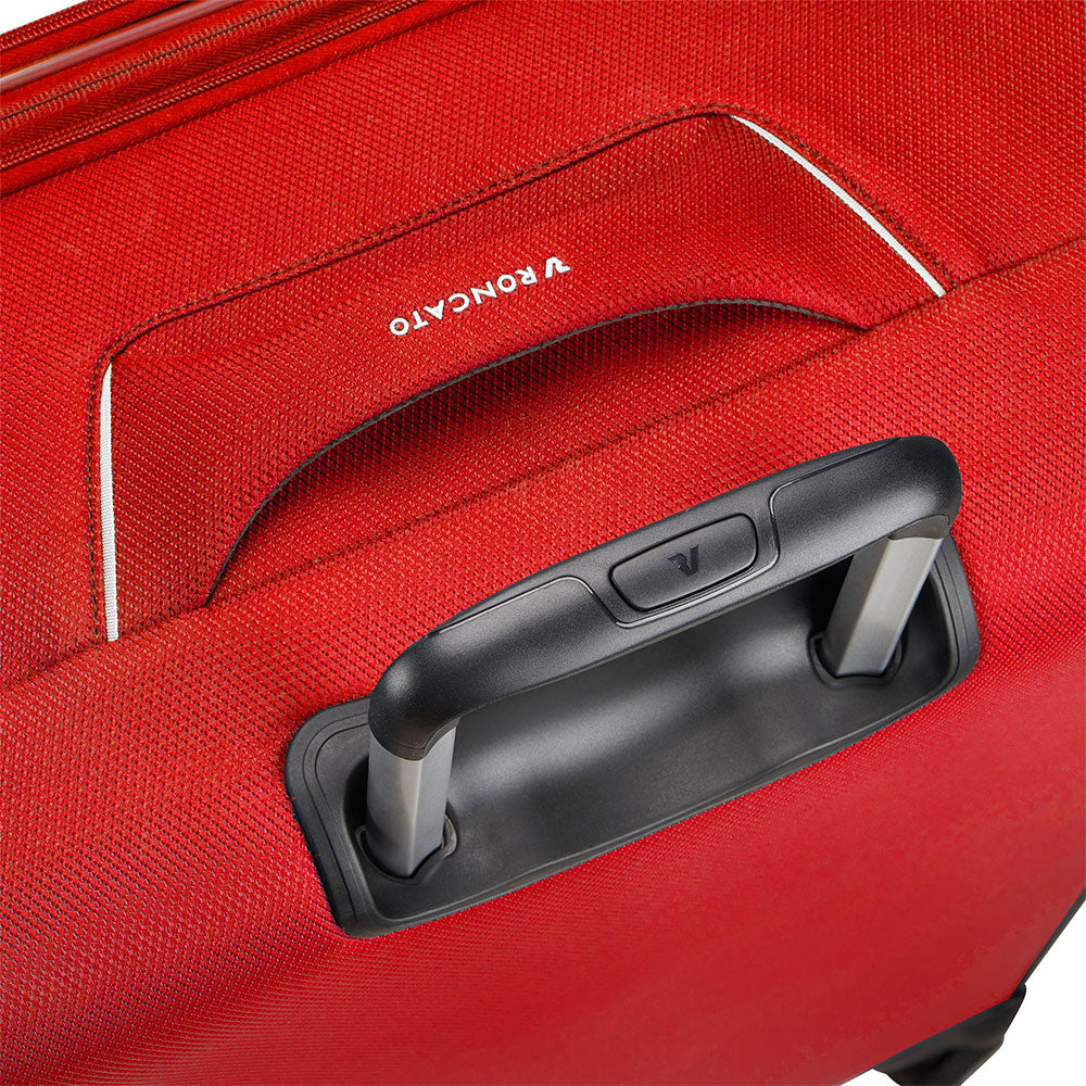 Mittelgroßer Trolley 65 cm RONCATO Ironik 2.0 Rot 4 Räder erweiterbar