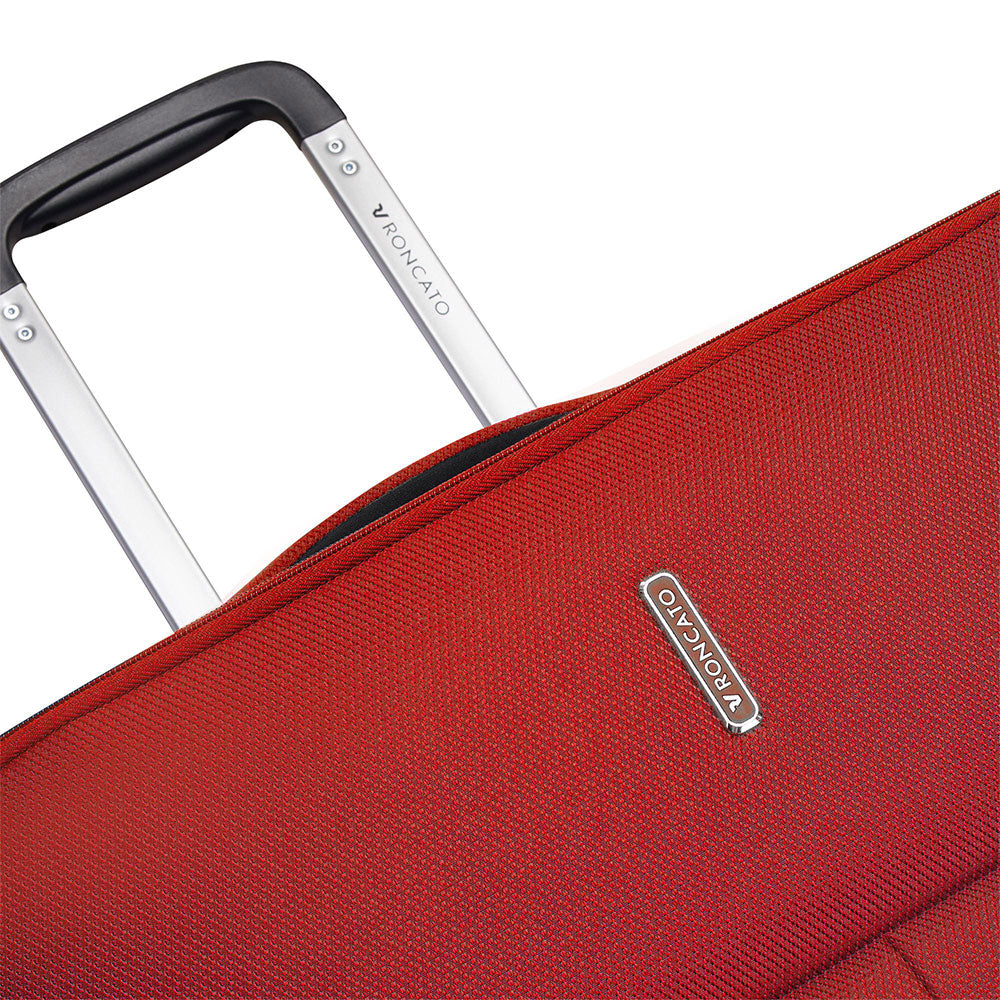 Mittelgroßer Trolley 65 cm RONCATO Ironik 2.0 Rot 4 Räder erweiterbar