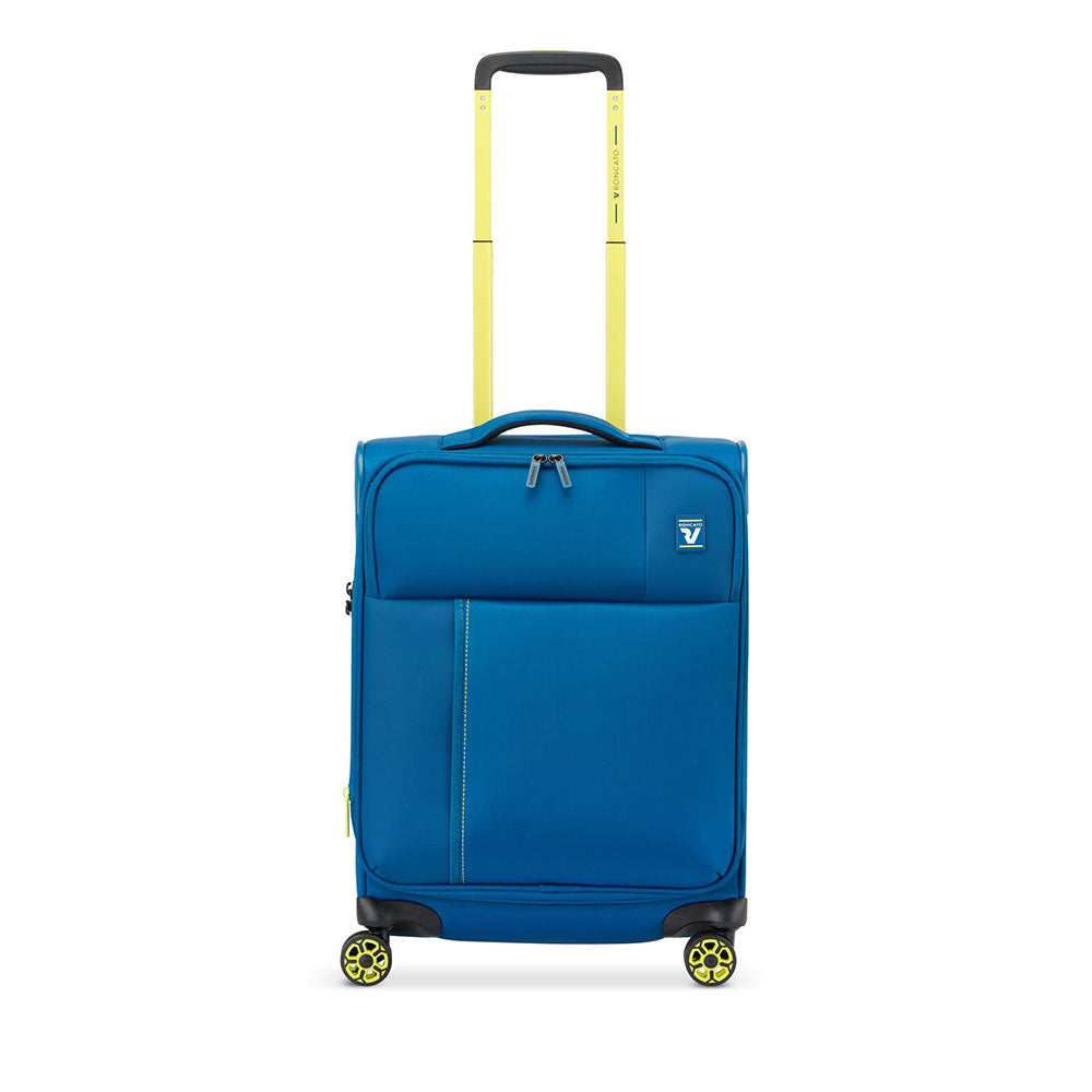 Trolley Cabina Semirigido Espandibile 4 Ruote RONCATO Linea Move colore Blu Laguna