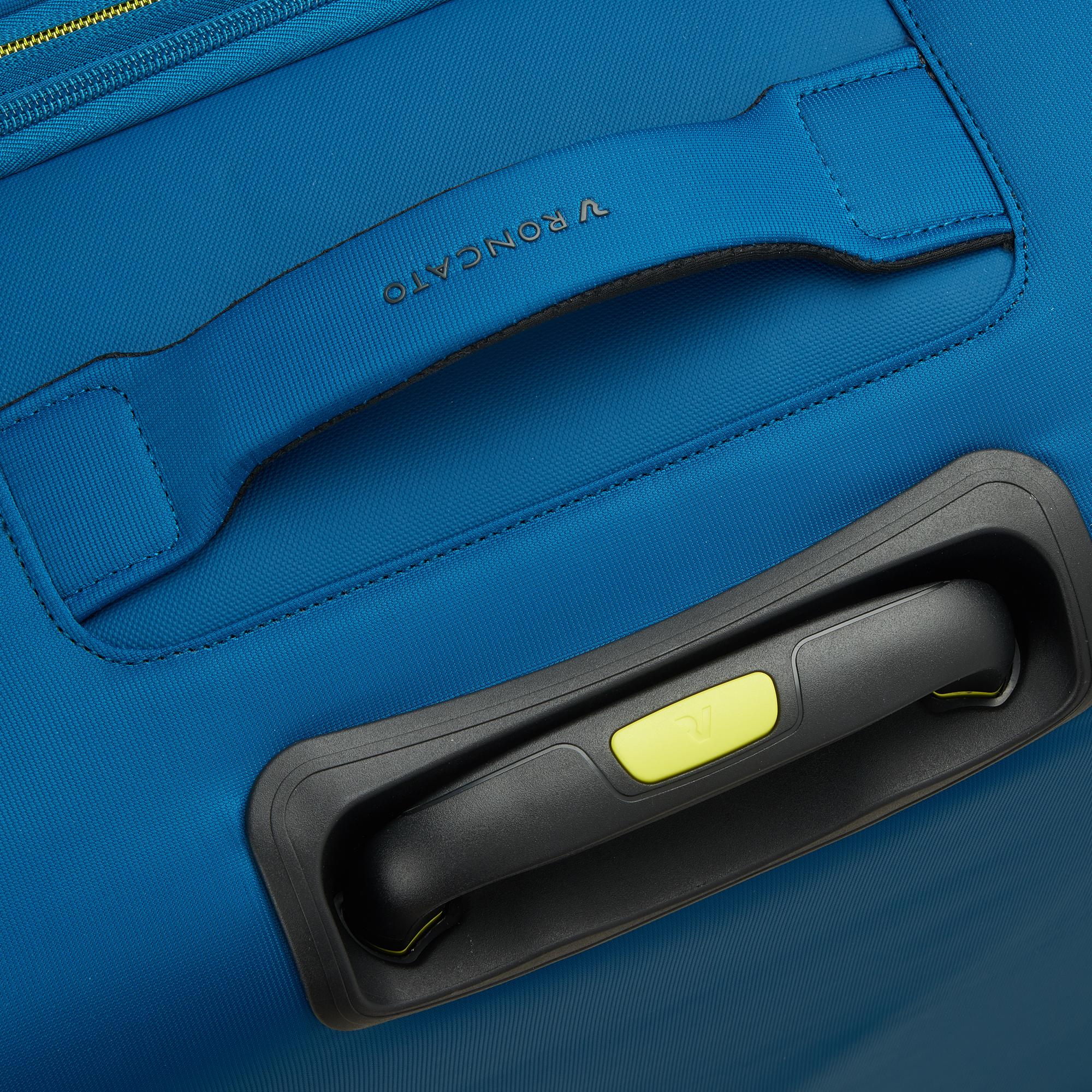 Trolley Cabina Semirigido Espandibile 4 Ruote RONCATO Linea Move colore Blu Laguna