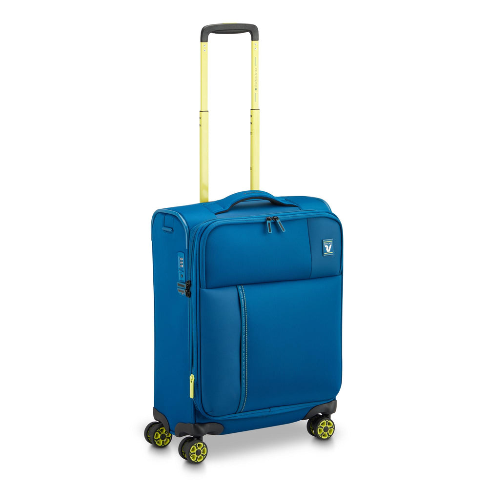 Trolley Cabina Semirigido Espandibile 4 Ruote RONCATO Linea Move colore Blu Laguna