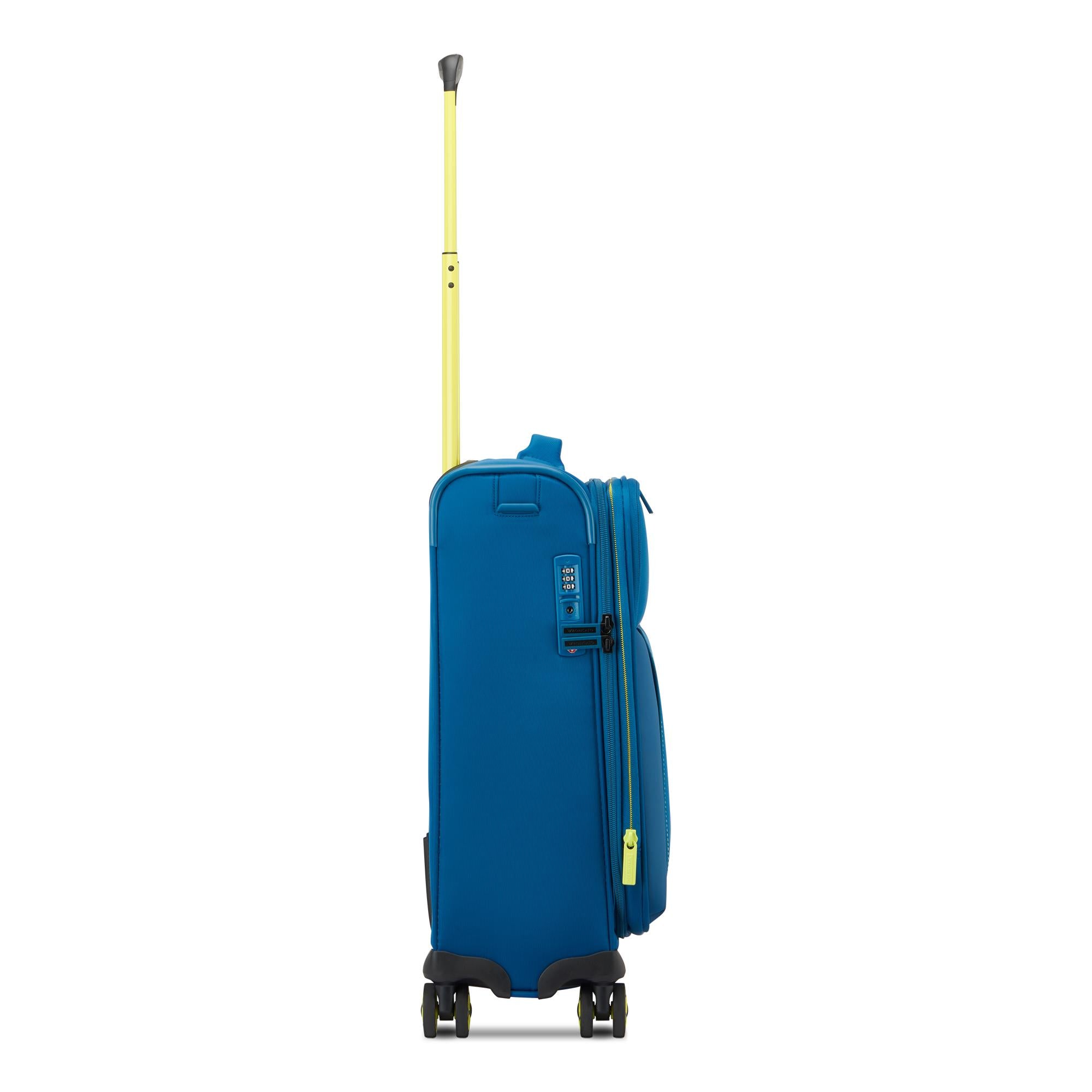 Trolley Cabina Semirigido Espandibile 4 Ruote RONCATO Linea Move colore Blu Laguna