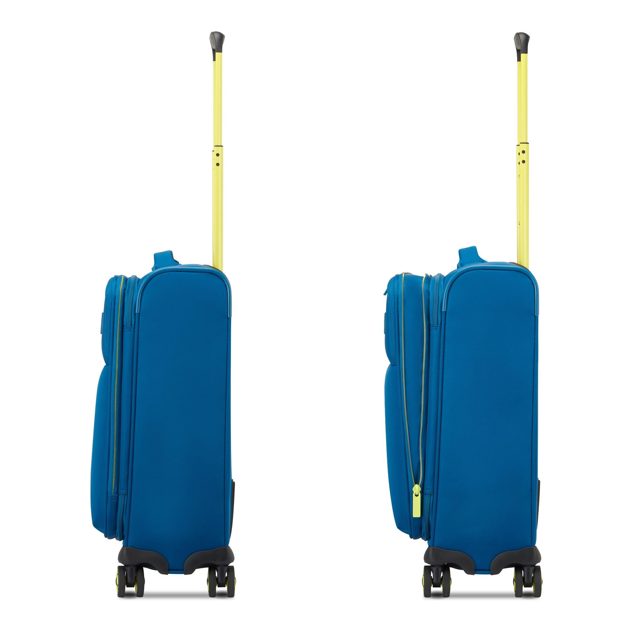Trolley Cabina Semirigido Espandibile 4 Ruote RONCATO Linea Move colore Blu Laguna