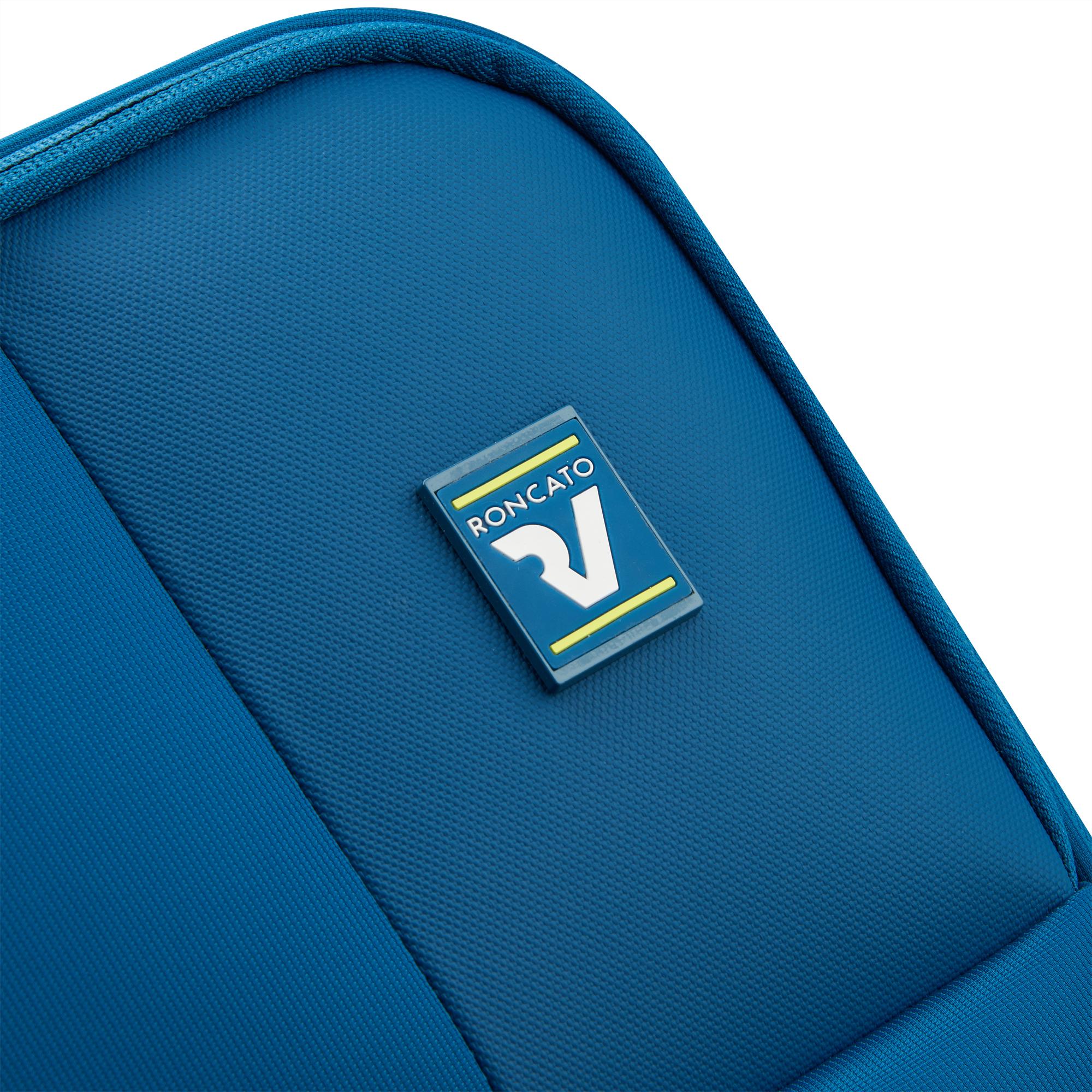 Trolley Cabina Semirigido Espandibile 4 Ruote RONCATO Linea Move colore Blu Laguna