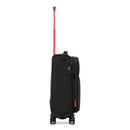Halbstarrer erweiterbarer Kabinentrolley 4 Räder RONCATO Move Line Rauchschwarz