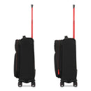 Halbstarrer erweiterbarer Kabinentrolley 4 Räder RONCATO Move Line Rauchschwarz