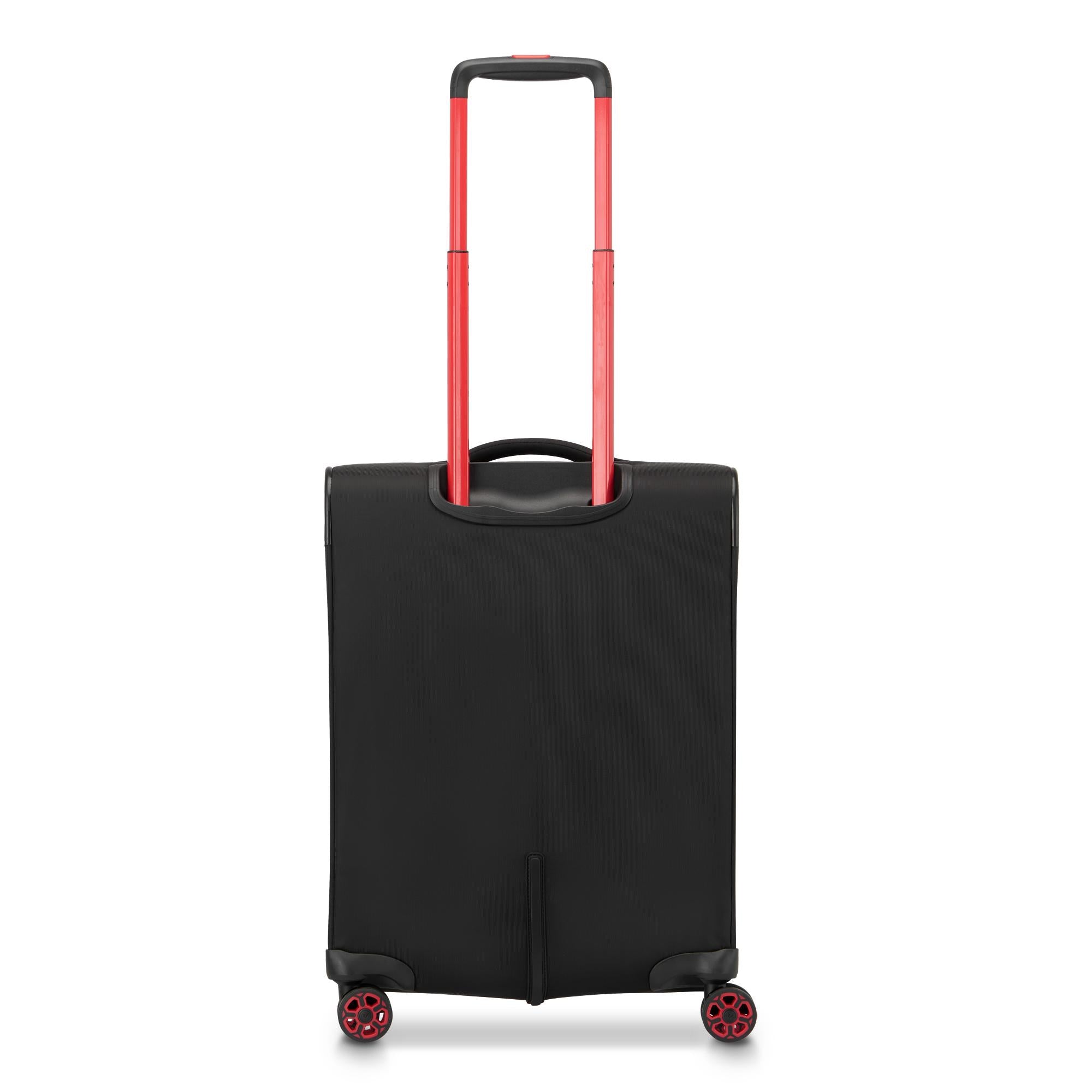 Halbstarrer erweiterbarer Kabinentrolley 4 Räder RONCATO Move Line Rauchschwarz