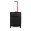 Halbstarrer erweiterbarer Kabinentrolley 4 Räder RONCATO Move Line Rauchschwarz