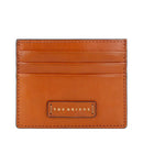 Portacarte Donna THE BRIDGE linea Leda in Pelle color Cognac