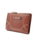 Portafoglio Donna con Bottone THE BRIDGE linea Giorgia in Pelle Marrone