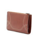 Portafoglio Donna con Bottone THE BRIDGE linea Giorgia in Pelle Marrone