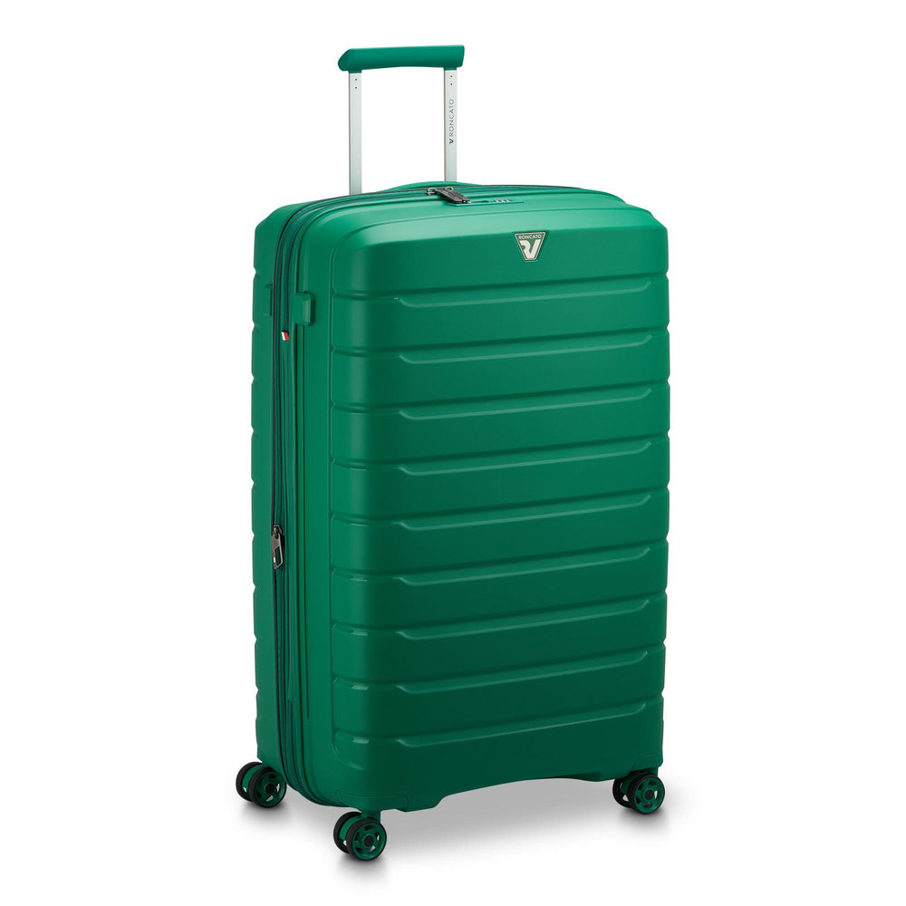 Trolley Rigido Grande Espandibile 4 Ruote RONCATO Linea B-Flying colore Verde Brillante