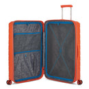 Großer erweiterbarer Hartschalentrolley mit 4 Rädern RONCATO B-Flying Line Leuchtend orange