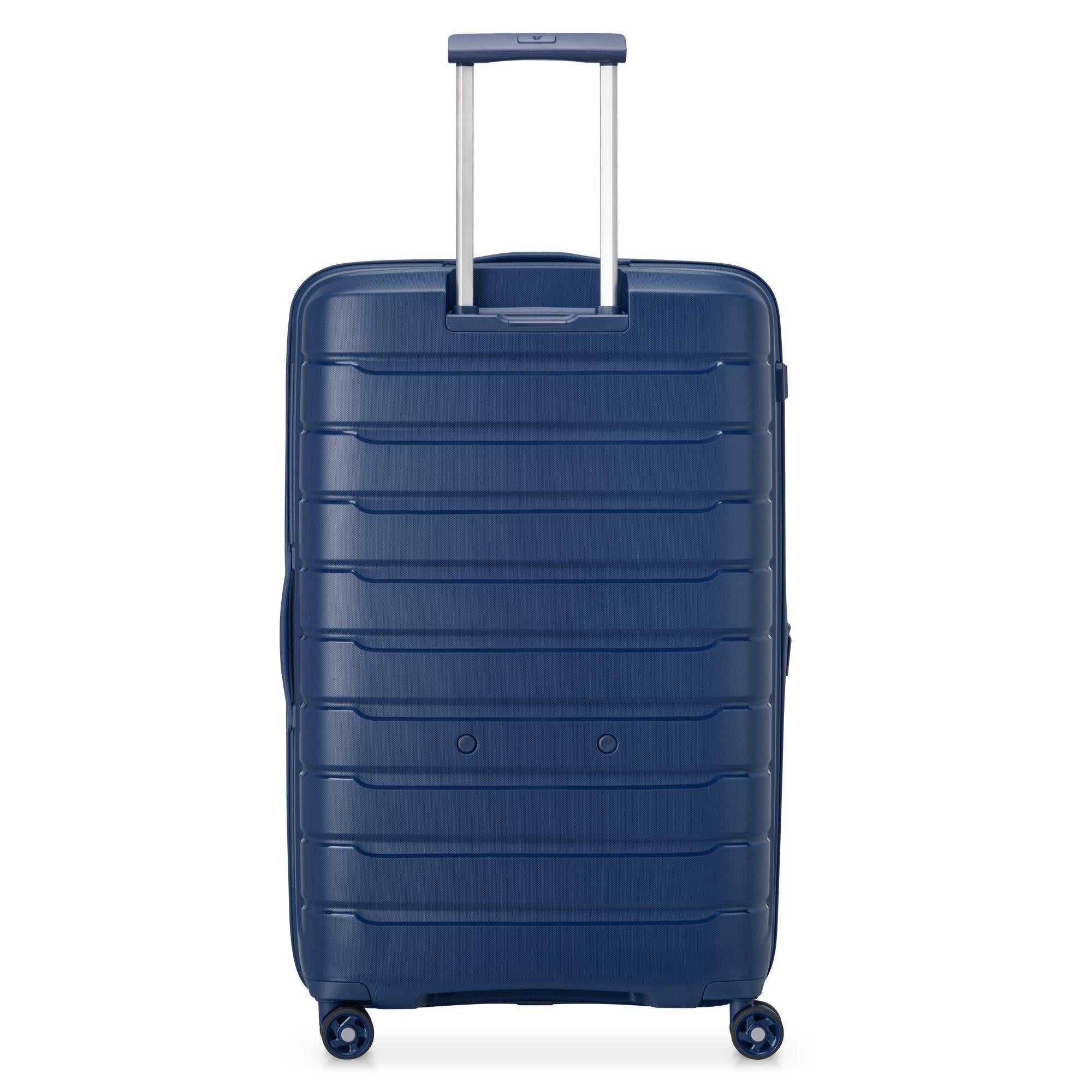 Großer erweiterbarer Hartschalentrolley 4 Räder RONCATO B-Flying Line Mitternachtsblau