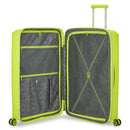 Großer erweiterbarer Hartschalentrolley mit 4 Rädern RONCATO B-Flying Line Cyber ​​​​Lime Farbe