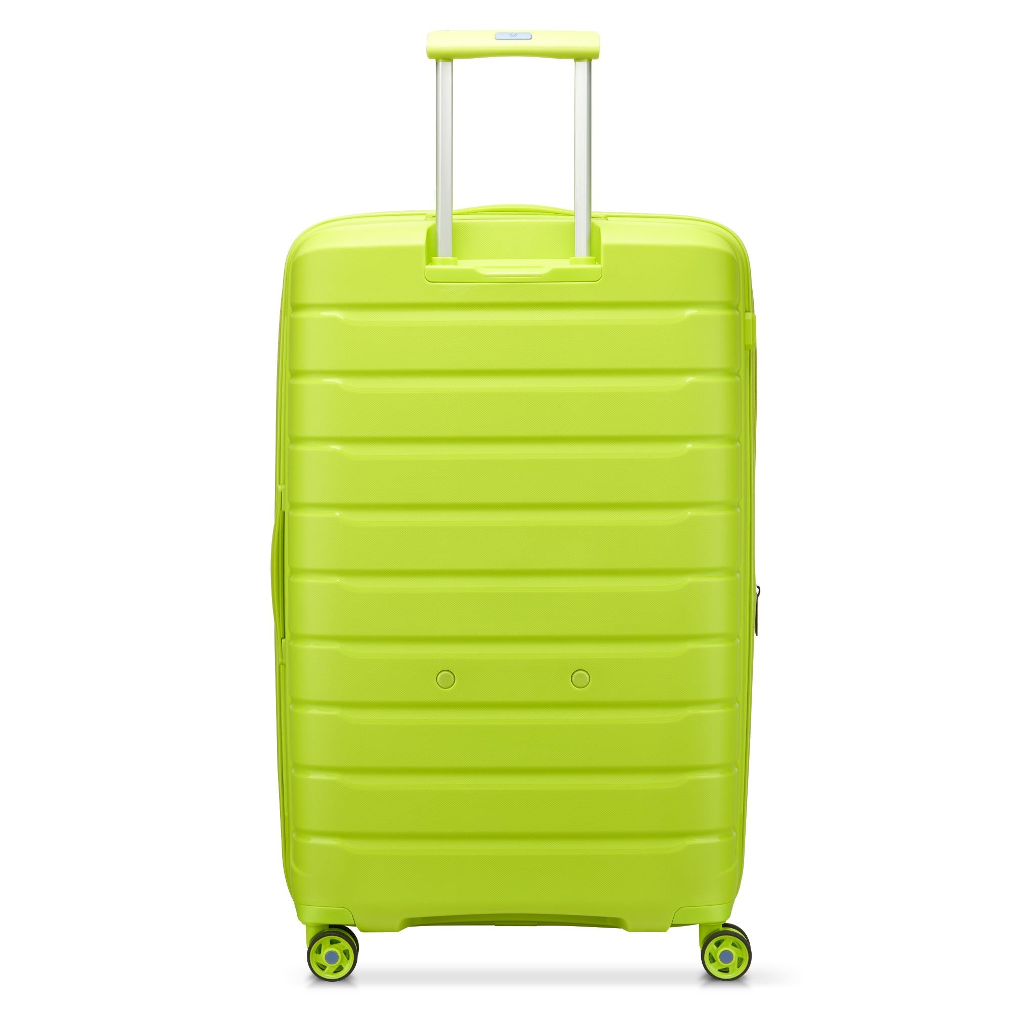 Großer erweiterbarer Hartschalentrolley mit 4 Rädern RONCATO B-Flying Line Cyber ​​​​Lime Farbe
